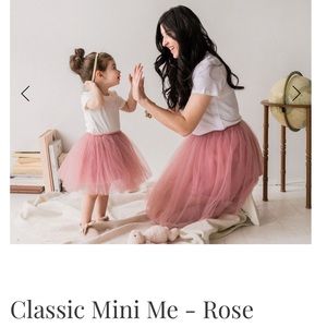 Mini Me rose “pink” tutus